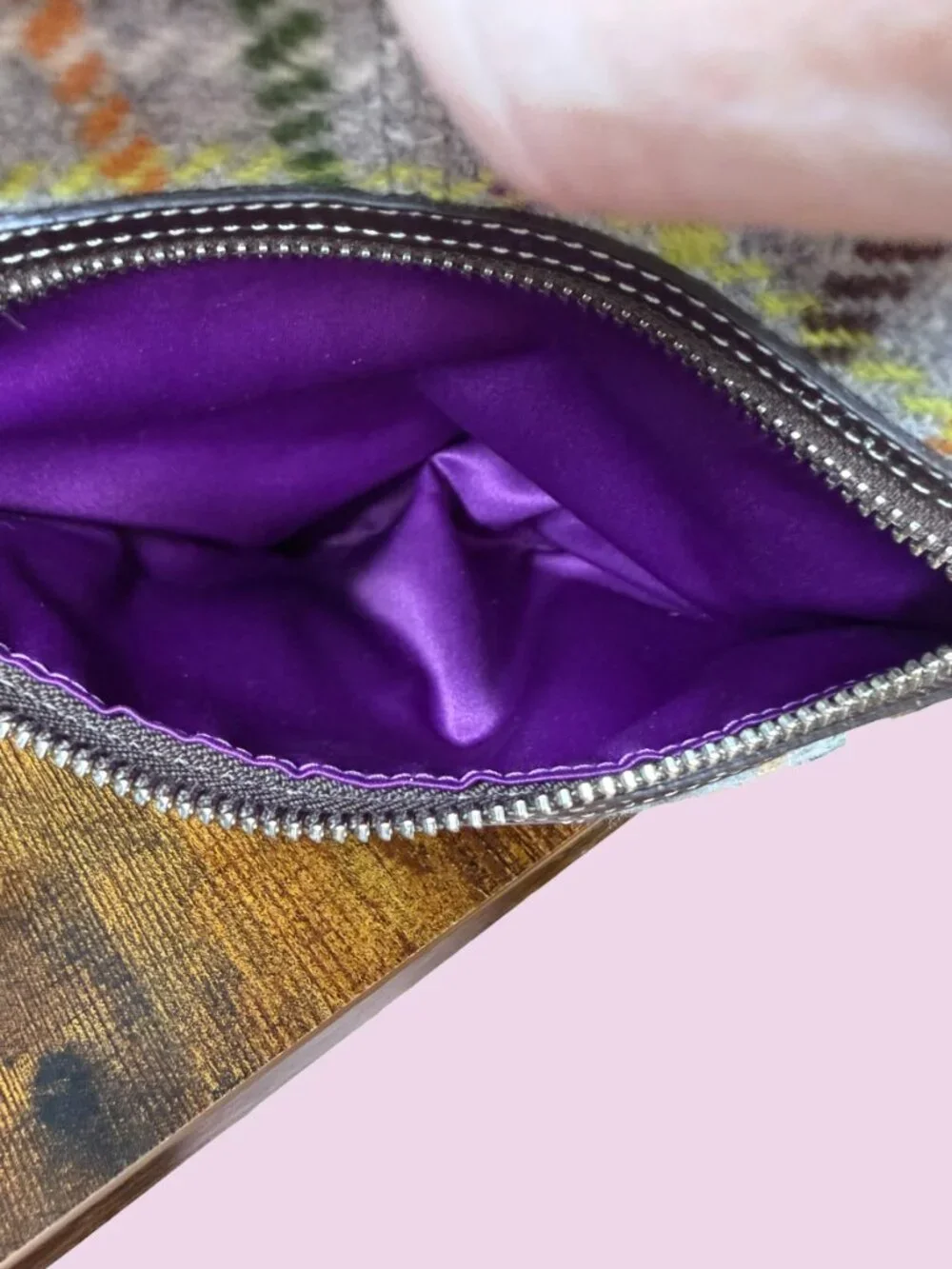 Coach Penelope Tattersall Wool Tweed 2010 - Like New - Picture 16 of 16